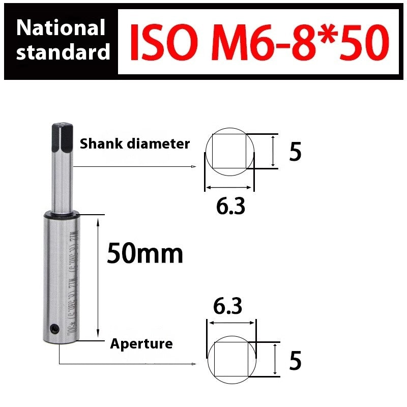 2090-Tapping extension rod Tapping extension rod Tapping extension rod Tapping national standard Japanese standard M3 M4M5M68 adapter deep hole tapping Shandong Denso Pricision Tools Co.,Ltd.
